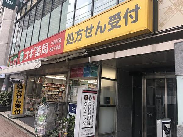 【周辺】皮膚科スギ薬局小石川店まで459ｍ