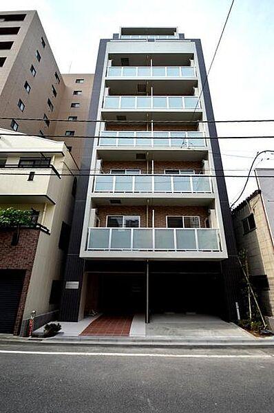 【外観】10階建ての賃貸マンション