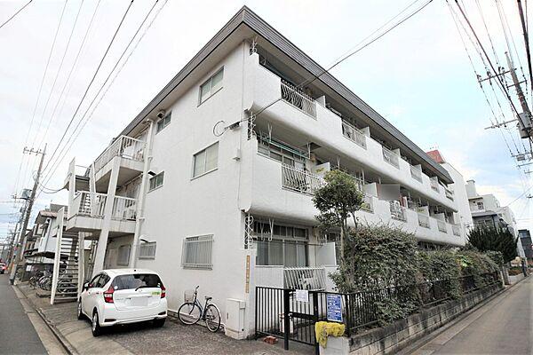 【外観】武蔵野市西久保2丁目住宅街に建つ瀟洒なマンション