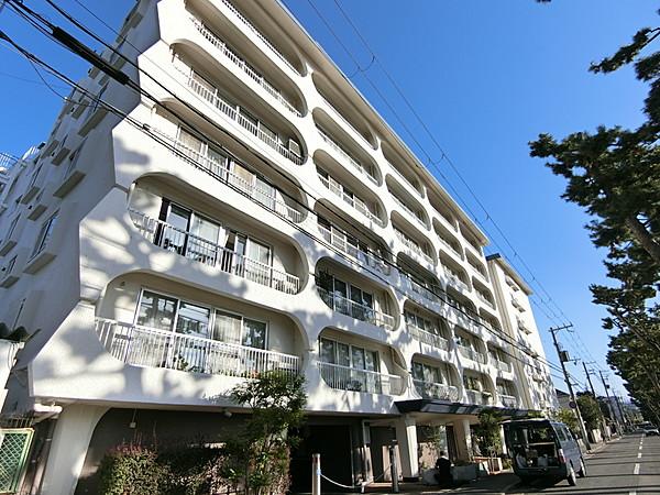 【外観】松浜町にある総戸数83戸のマンション