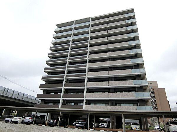 【外観】「燕三条」駅徒歩4分に建つ12階建てマンション