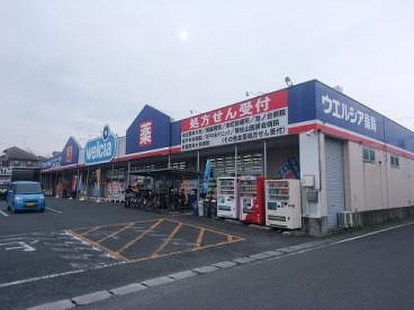 【周辺】ドラッグストアウエルシア坂戸浅羽野店まで395ｍ