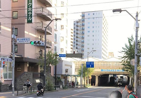 【周辺】JR総武線・総武快速線 「新小岩」駅徒歩2分の立地