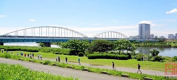 【周辺】多摩川大橋緑地 徒歩26分。 2070m