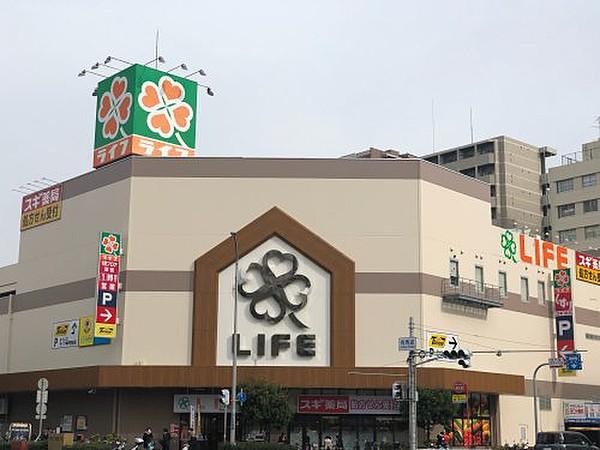 【周辺】スーパーライフ 神戸駅前店まで379ｍ