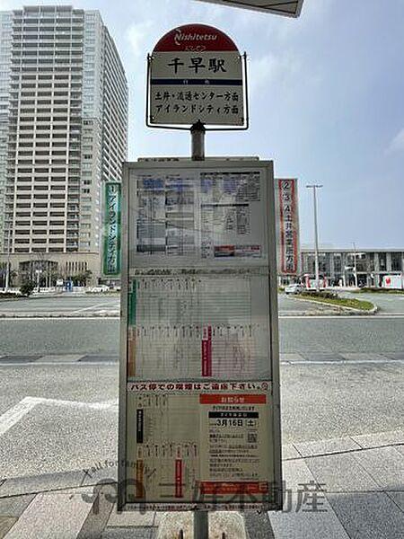 【周辺】バス停 西鉄バス「千早駅」停まで徒歩3分 240m