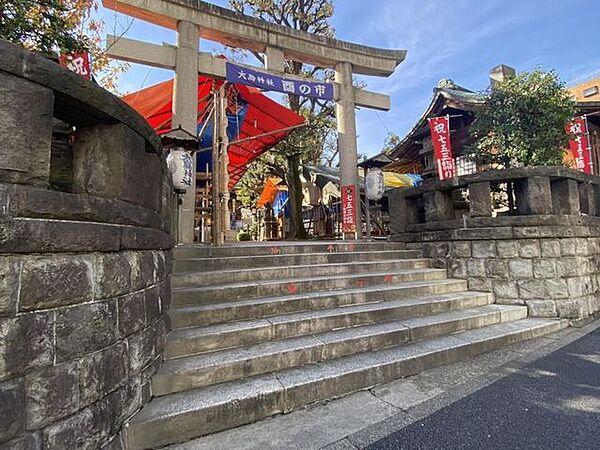 【周辺】大鳥神社西暦114年建立の歴史があり、祭りでも知られている神社。 220m