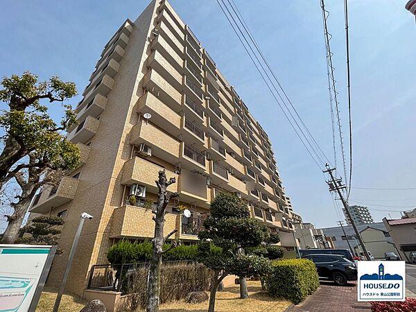 【外観】このマンションの6階に位置している物件です。名鉄瀬戸線「森下駅」まで徒歩約8分の交通！