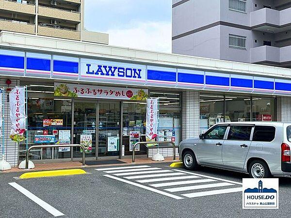 【周辺】ローソン東区矢田五丁目店 50m