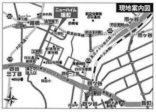 【地図】ニューハイム坂町