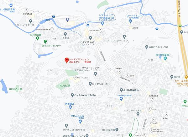 【地図】物件現地：神戸市須磨区北落合6丁目3-6