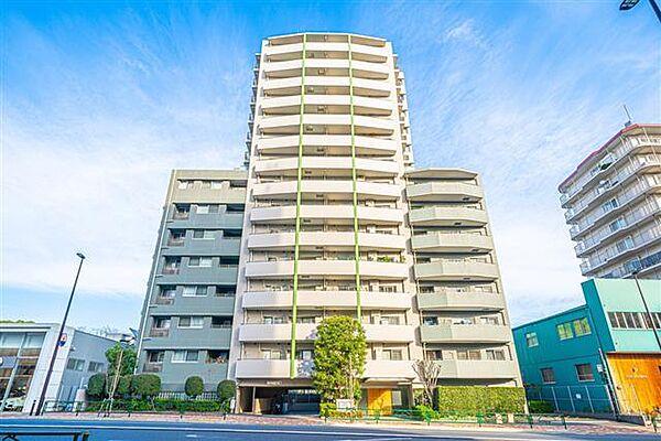 【外観】複合施設東京イースト21まで徒歩3分。日常生活便利な立地に佇むマンションです。