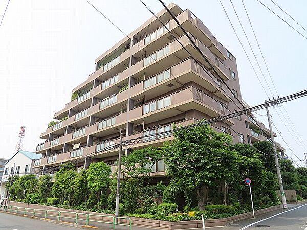 【外観】鉄筋コンクリート造7階建・総戸数52戸の分譲マンション