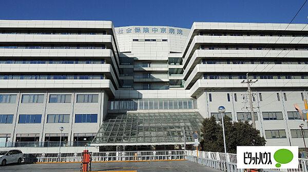 【周辺】病院「独立行政法人地域医療機能推進機構中京病院まで392m」