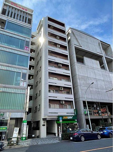 【外観】【　現地外観　】・SRC造１０階建て７階部分三方角住戸・昭和５７年３月建築・事務所利用可