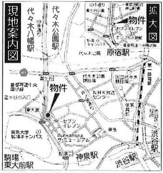 【地図】セリシエ松濤