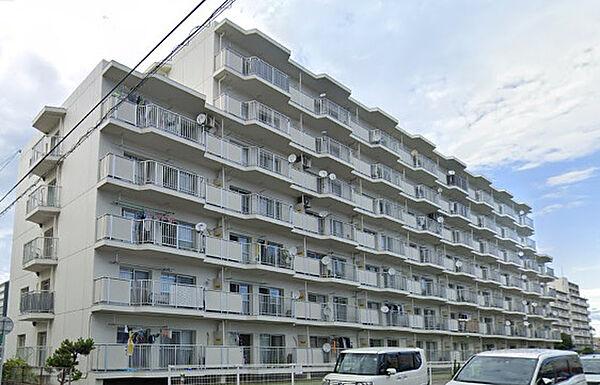 【外観】「第二駅南ハイツ」7階建てマンション、JR信越本線「新潟」駅より徒歩8分の好立地