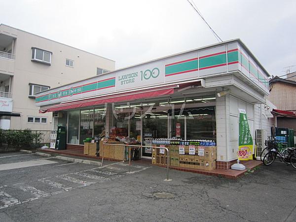 【周辺】コンビニエンスストアローソンストア100 湊新田二丁目店まで355ｍ