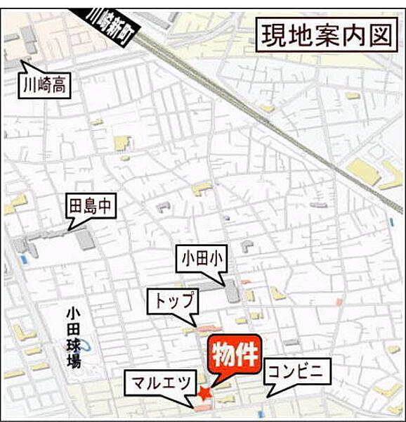 【地図】ＪＲ東海道線『川崎』駅　バス15分歩4分