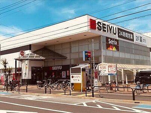 【周辺】スーパー「西友加賀鹿浜店まで392m」