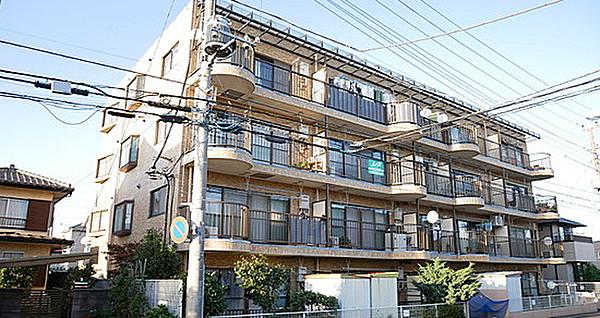【外観】「東通プラザ」4階建マンション、JR高崎線「宮原」駅徒歩26分