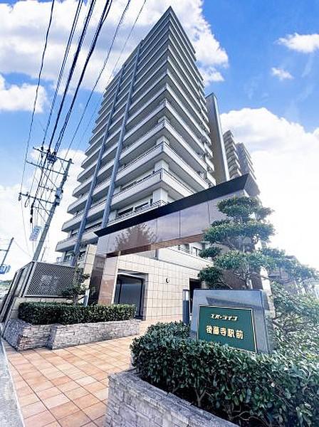 【外観】「エバーライフ後藤寺駅前」15階建マンション、日田彦山線「田川後藤寺」駅より徒歩5分の好立地