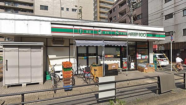 【周辺】ローソンストア100 松戸東口店