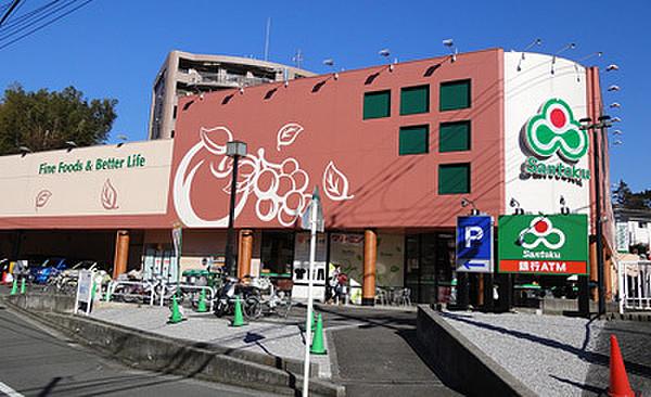 【周辺】スーパーマーケット三徳高田店まで1432m