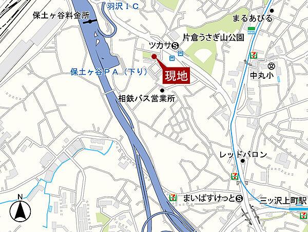 【地図】横浜駅アクセス可能！（バス）