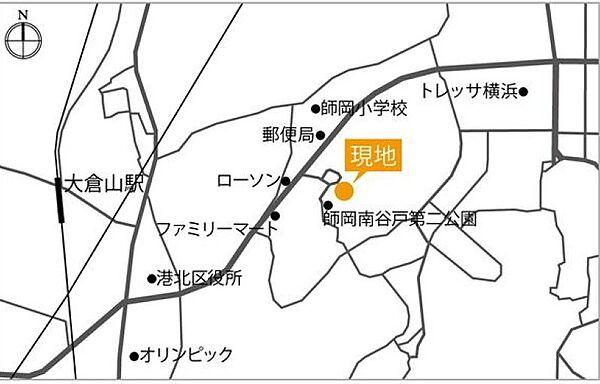【地図】神奈川県横浜市港北区師岡町468－12