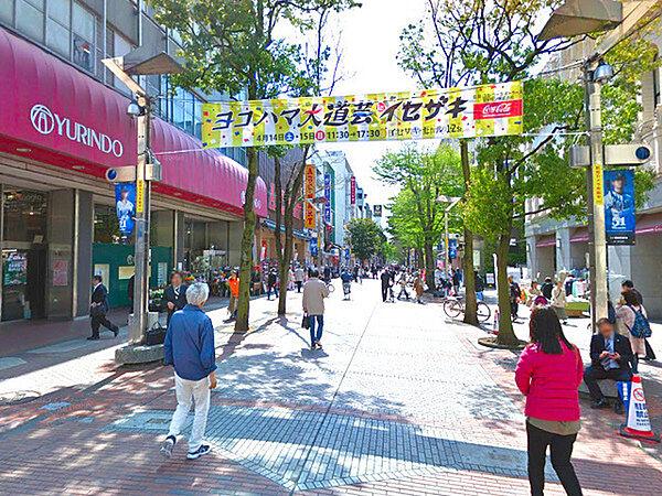 【周辺】イセザキモールまで1024m、横浜市内でも有名な商店街の1つ。書店「有隣堂」・洋菓子「不二家」などの老舗や様々なお店・飲食店が揃っています。