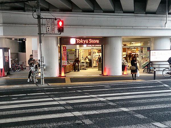 【周辺】高津東急ストアまで753m、高津駅前にあるスーパー。夜23時まで営業しています。