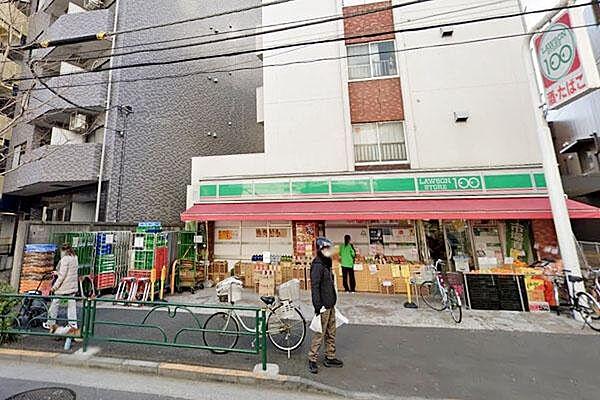 【周辺】ローソンストア100中野南台店まで400m