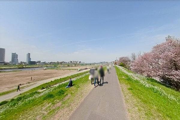 【周辺】多摩川河川敷まで120m