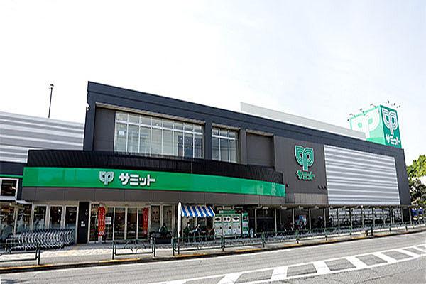 【周辺】サミットストア世田谷船橋店まで550m、2022年3月にオープン