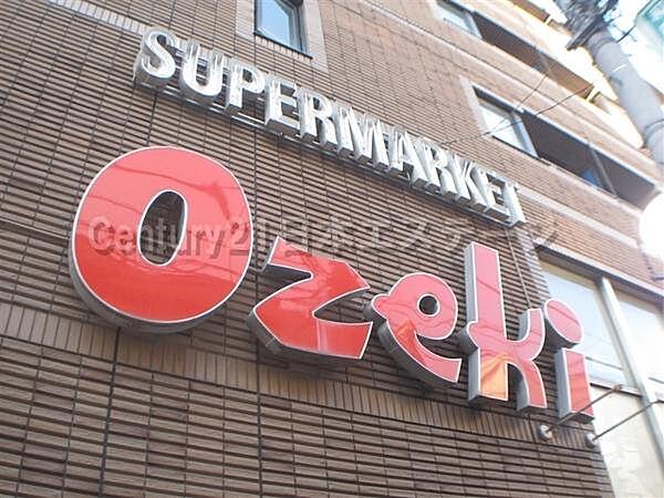 【周辺】スーパーマーケット　オオゼキまで386m