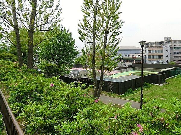 【周辺】入江町公園まで800m、公園入り口に日よけのあるベンチがあるのでママはそこで子どもを見ながら休めます。春には桜が咲くので芝生でお花見ができます。