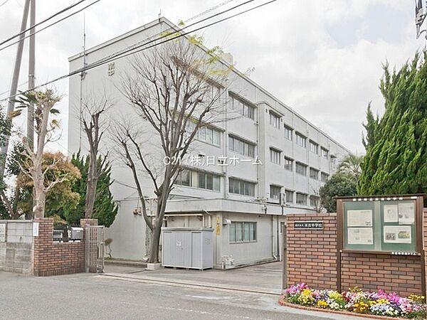 【周辺】横浜市立末吉中学校まで1007m、昭和22年　4月　創立　私たちは　高め合う・やりぬく・感動する 生き方を大切にします