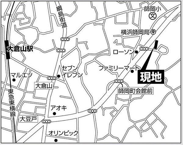 【地図】神奈川県横浜市港北区師岡町465－2