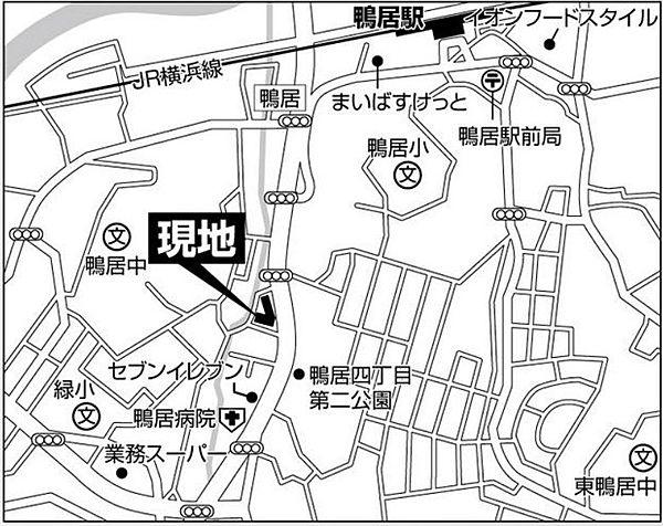 【地図】神奈川県横浜市緑区鴨居5丁目26－5