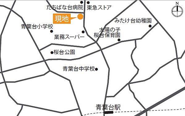 【地図】神奈川県横浜市青葉区桜台31