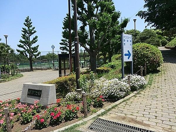 【周辺】岡村公園まで1259m、約150本の梅が植えられ、散策路も設けられています。野球場やテニスコートもあり、夜景スポットとしても有名な公園です。