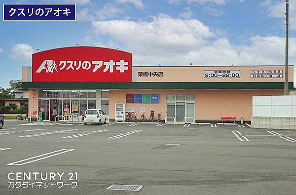 【周辺】クスリのアオキ栗橋中央店まで750m、クスリのアオキ栗橋中央店　徒歩10分