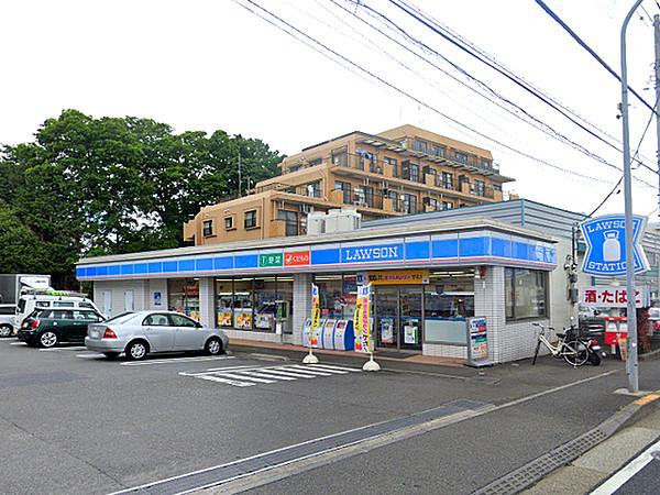 【周辺】ローソン新港北宮原店まで487m、横浜上麻生道路沿いにあるコンビニです
