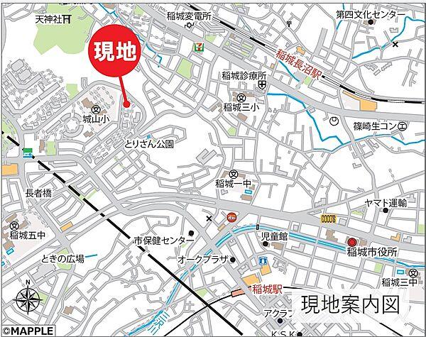 【地図】東京都稲城市向陽台6－19－4