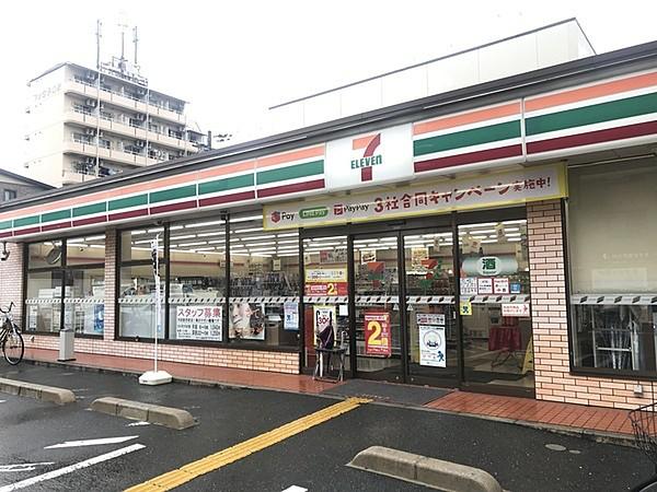 【周辺】セブンイレブン大阪加美東4丁目店まで655m