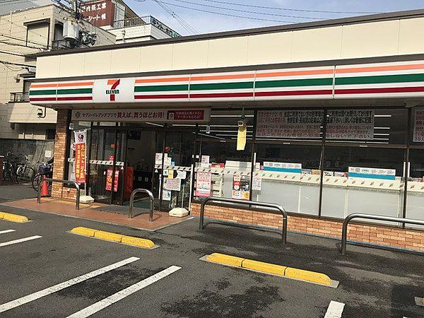 【周辺】セブンイレブン喜連瓜破駅南店まで622m