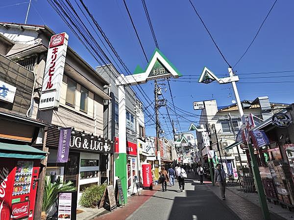 【周辺】京急線「杉田」駅とJR「新杉田」駅間を結ぶ「ぷらむろーど」を中心に下町情緒溢れる商店街が広がっています。