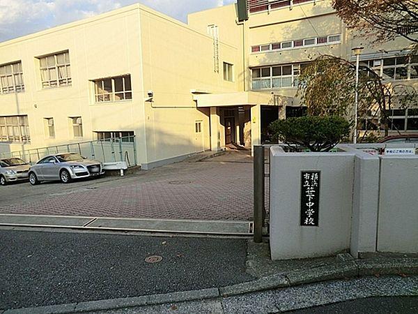 【周辺】横浜市立笹下中学校まで684m