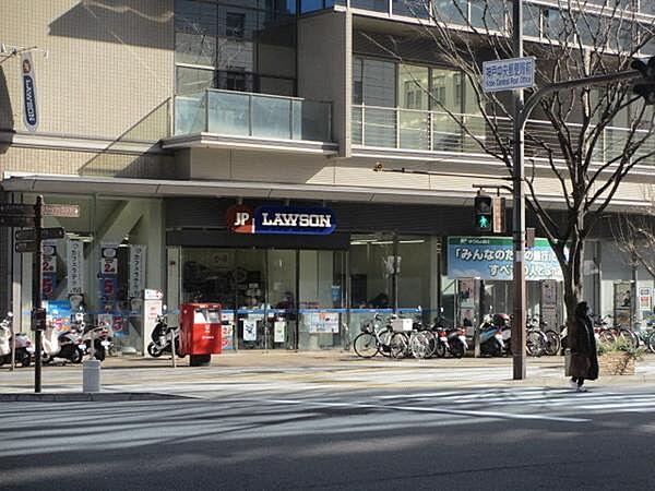 【周辺】ローソンJPローソン神戸中央郵便局店まで101m